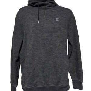 Men’s Under Armour Black/Dark Gray High Neck Sweatshirt Size L